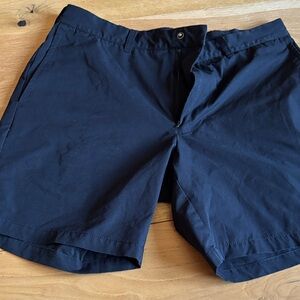 J. Crew black Flat-Front Men's Shorts